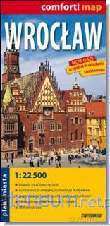 Wrocław 1:22 500 plan miasta laminowany [KSIĄŻKA]