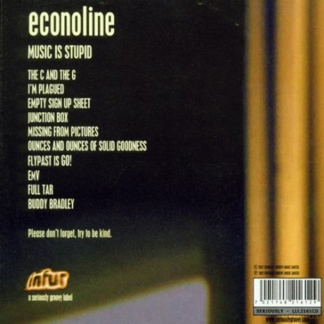 Econoline: Music Is Stupid [CD]