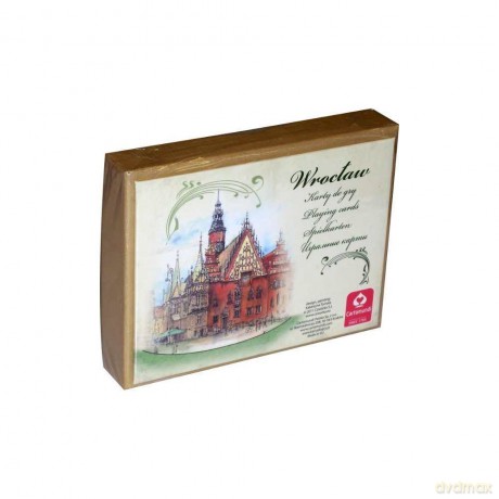 WROCŁAW AKWARELE - komplet brydżowy 2x55 kart [KARTY]