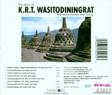 Gamelan Sekar Tunjung: Music of k.r.t. Wasitodinin [CD]