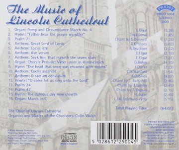 Music of Lincoln Cathedral, The [CD]