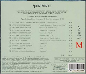 Manjon: Music of Spanish Romance [CD]