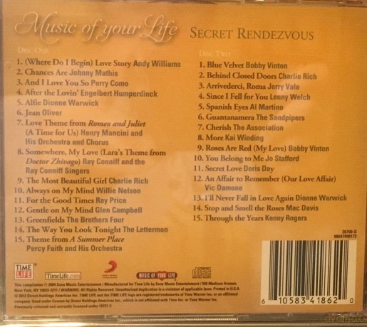 Music Of Your Life: Secret Rendezvous [2CD]