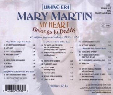 Mary Martin: My Heart Belongs To Daddy [CD]