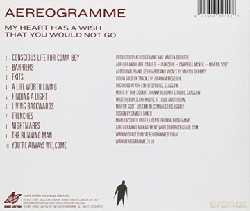 Aereogramme: My Heart Has a Wish That You W [CD]