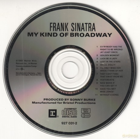 Frank Sinatra: My Kind of Broadway [CD]