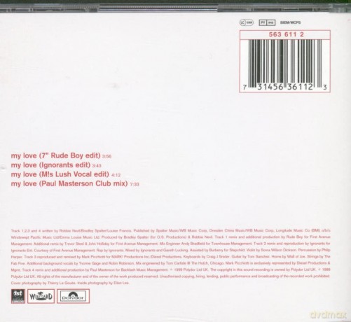 Kele Le Roc: My Love [CD]