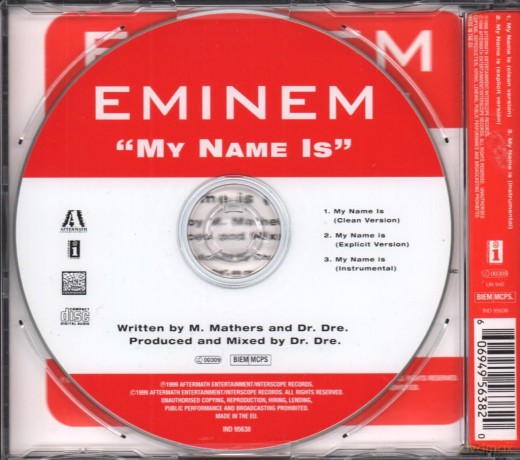 Eminem: My Name Is [CD]