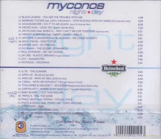 Myconos Night + Day [CD]