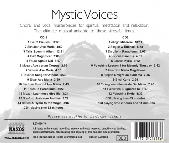 Mystic Voices: Divine Music From the Heavens [2CD]