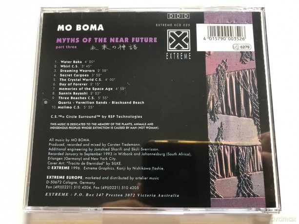 Mo Boma: Myths Of The Near Future Pt 3 [CD]
