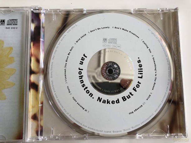 Jan Johnston: Naked by for Lillies [CD]