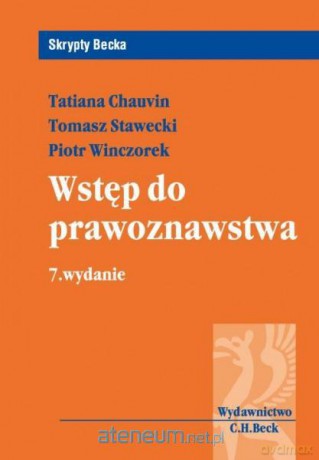 Wstęp do prawoznawstwa wyd.7 [KSIĄŻKA]