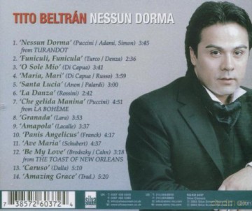 Tito Beltran: Nessun Dorma - the Amazing Tenor [CD]