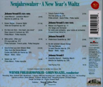 Johann Strauss: Neujahrswalzer [CD]