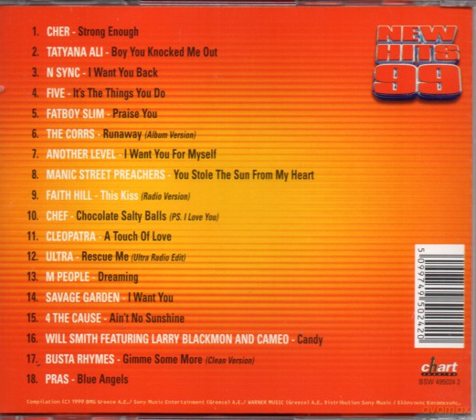 New Hits 1999 [CD]