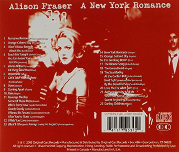 Alison Fraser: New York Romance [CD]
