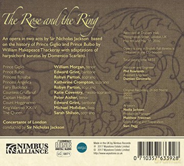William Morgan: Nicholas Jackson: The Rose And The Ring [CD]