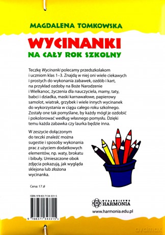 Wycinanki na cały rok szkolny [KSIĄŻKA]