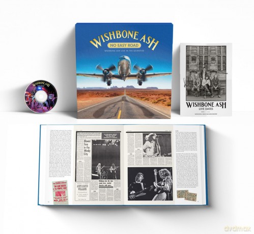 Wishbone Ash: No Easy Road - Wishbone Ash Live In The Seventies (Coffee Table Book) [CD]
