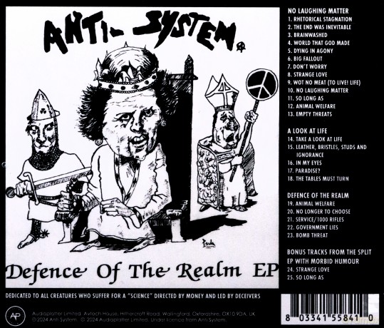 Anti System: No Laughing Matter - Discography [CD]