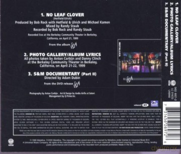 Metallica: No Leaf Clover [CD]