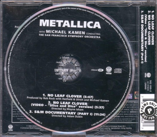 Metallica: No Leaf Clover [CD]
