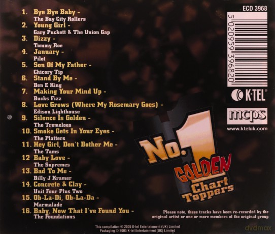 No. 1 Golden Chart Toppers [CD]