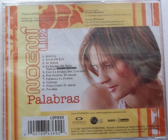 Noemi Luz: Noemi Luz-Palabras [CD]