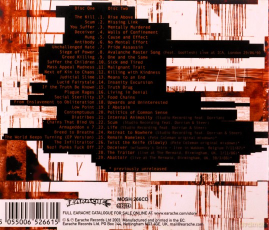 Napalm Death: Noise For Music's Sake [CD]