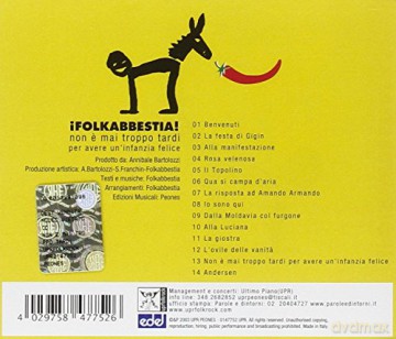 Folkabbestia: Non e' Mai Troppo Tardi [CD]