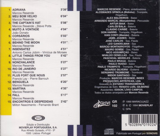 Marcos Resende: Nonchalance [CD]