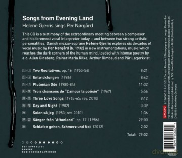 Helene Gjerris: Norgard: Songs From Evening Land [CD]