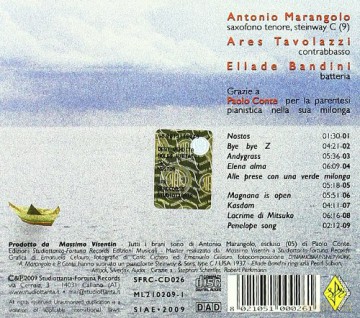Tavolazzi Marangolo: Nostos [CD]
