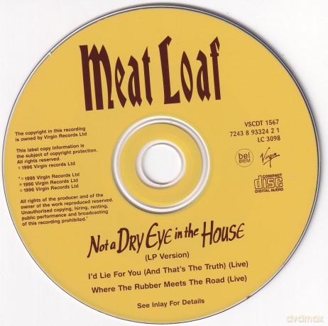 Meat Loaf: Not A Dry Eye In The House [CD]