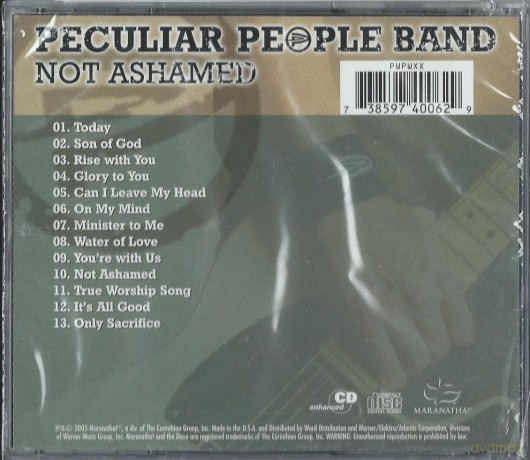 Peculiar People Band: Not Ashamed [CD]