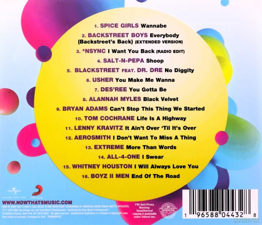 Now That's What I Call Music 90s Pop [CD]