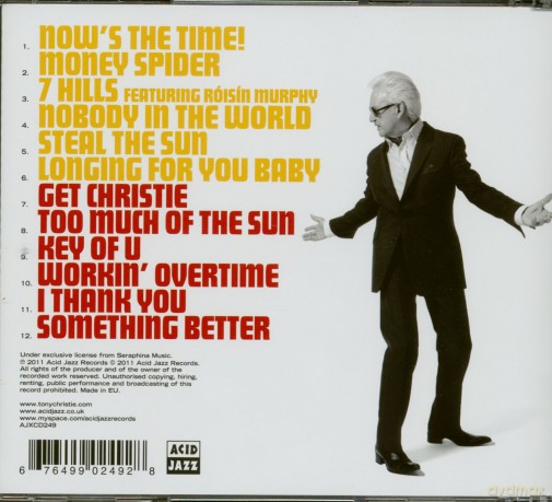 Tony Christie: Now's the Time [CD]