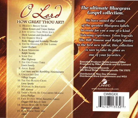 O Lord How Great Thou Art [CD]