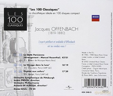 Offenbach: Gaite Parisienne-Orphee [CD]