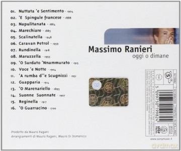 Massimo Ranieri: Oggi E Dimane [CD]