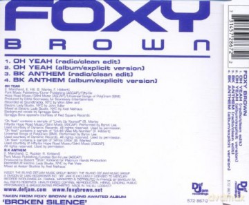 Foxy Brown: Oh Yeah [CD]