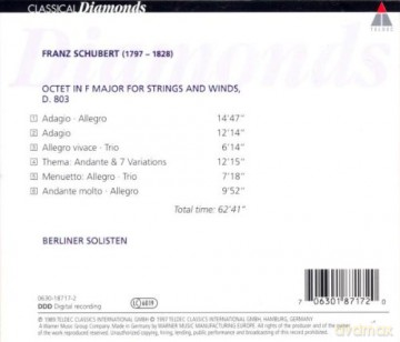 Berliner Solisten: Oktett In F-Dur [CD]