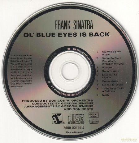 Frank Sinatra: oL' Blue Eyes Is Back [CD]