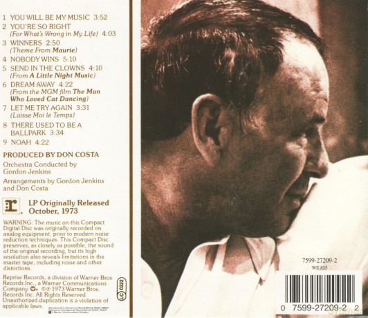 Frank Sinatra: oL' Blue Eyes Is Back [CD]