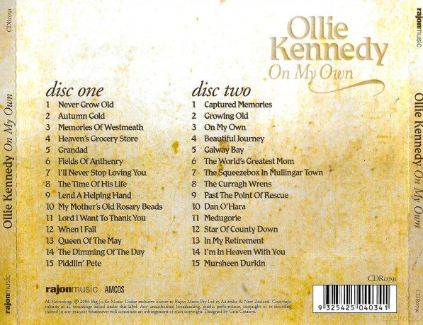 Ollie Kennedy: On My Own [CD]
