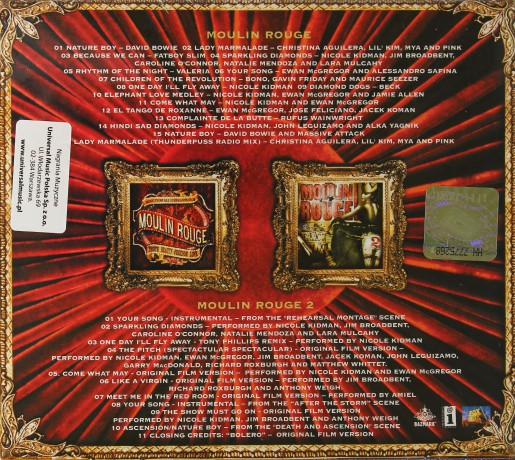Moulin Rouge 1 & 2 Collector's Edition soundtrack [2CD]
