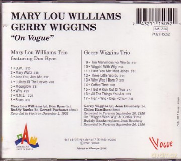 Williams: On Vogue [CD]