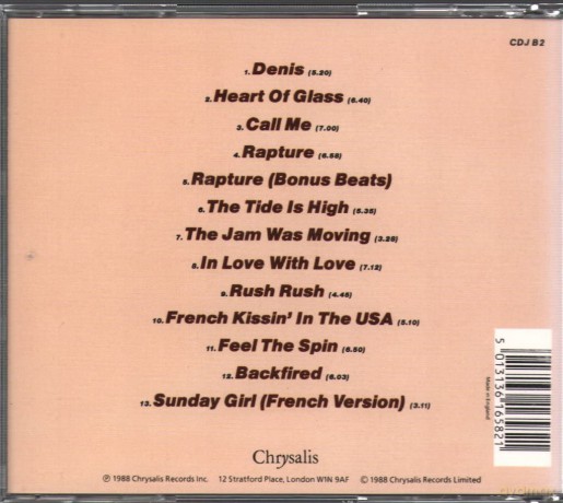 Debbie Harry: Once More Into The Bleach [CD]