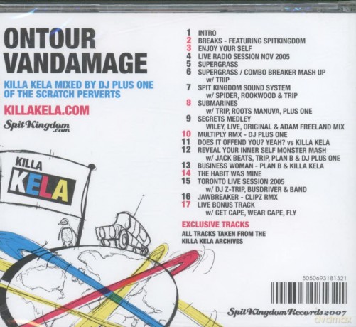 Killa Kela: Ontour Vandamage [CD]